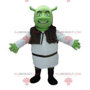 Mascotte de Shrek le célèbre ogre vert de dessin animé -