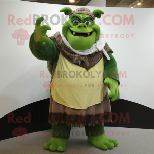 Forest Green Ogre maskot...