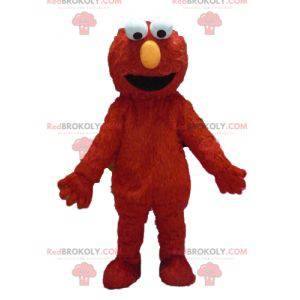 Mascotte d'Elmo de marionnette de monstre rouge - Redbrokoly.com