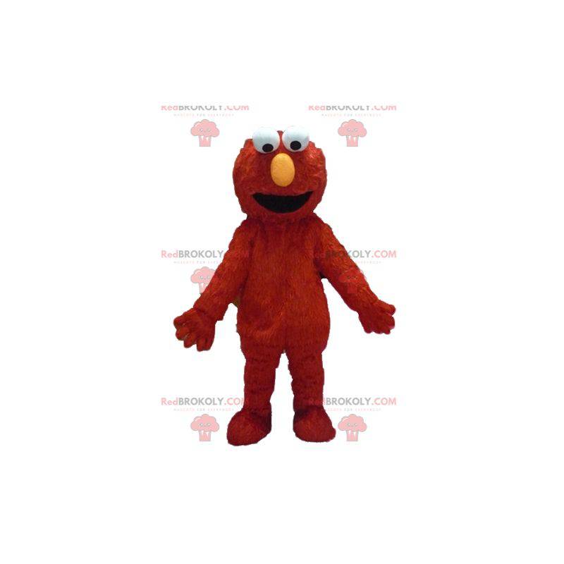 Mascotte d'Elmo de marionnette de monstre rouge - Redbrokoly.com