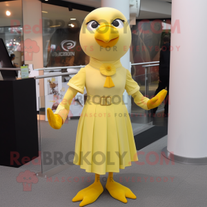 Yellow Dove mascotte...