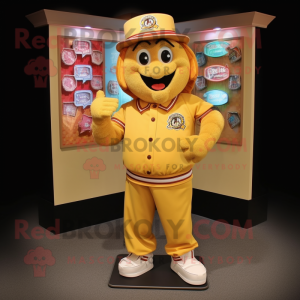 Gold-Candy-Box Maskottchen...