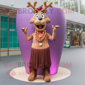 Brown Deer maskot kostym...