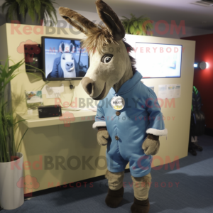  Donkey maskot kostym...