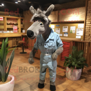  Donkey maskot kostym...