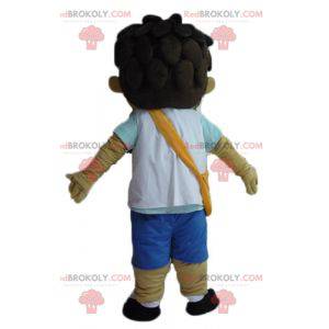 Mascote adolescente com bolsa de ombro - Redbrokoly.com