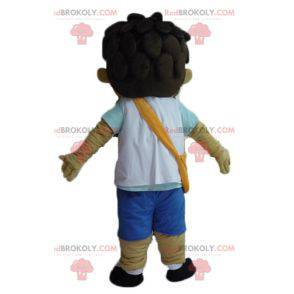 Mascote adolescente com bolsa de ombro - Redbrokoly.com