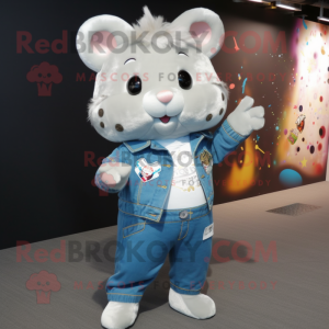 Silver Hamster maskot...