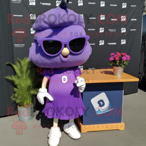 Postava maskota Purple...