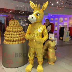 Gold Donkey mascotte...