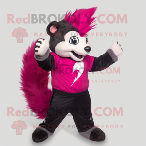 Magenta Skunk mascotte...