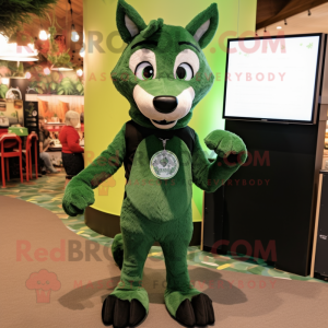 Forest Green Dingo mascotte...