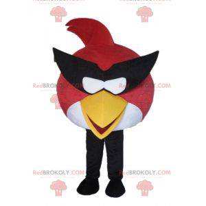 mascote pássaro vermelho e branco do famoso jogo Angry Birds -