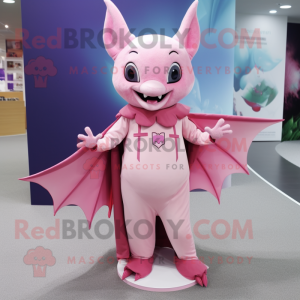 Pink Bat mascotte kostuum...