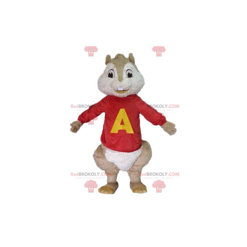 Alvin e os esquilos mascote do esquilo marrom - Redbrokoly.com