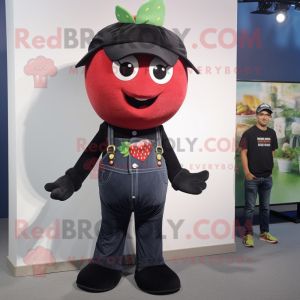 Black Strawberry mascotte...