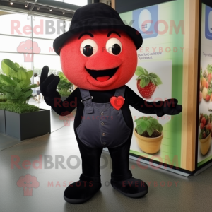 Black Strawberry mascotte...