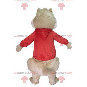 Alvin und das braune Eichhörnchen-Maskottchen der Chipmunks -