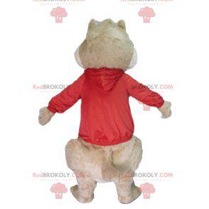 Alvin und das braune Eichhörnchen-Maskottchen der Chipmunks -