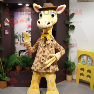  Giraffe maskot kostume...