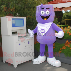 Lavender Computer mascotte...