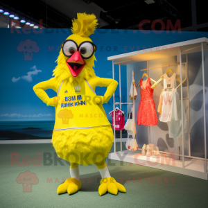 Yellow Roosters maskot...