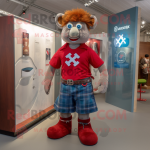 Red Celtic Cross maskot...