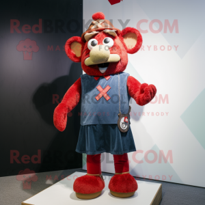 Red Celtic Cross maskot...