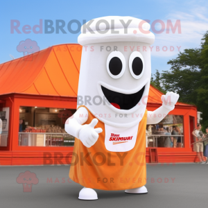 White Currywurst mascotte...