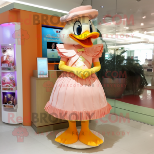 Peach Geese maskot kostume...