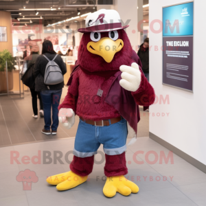 Maroon Eagle mascotte...
