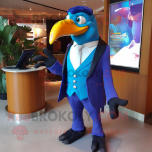 Blue Toucan mascotte...