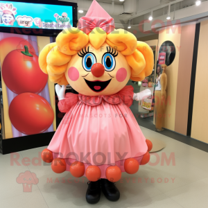 Peach Clown mascotte...