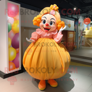 Postava maskota Peach Clown...