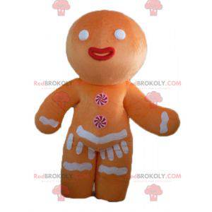 Mascot Ti famous gingerbread cookie in Shrek - Redbrokoly.com