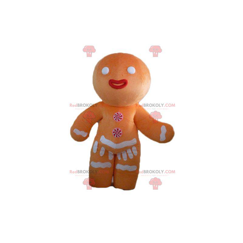 Mascot Ti famous gingerbread cookie in Shrek - Redbrokoly.com