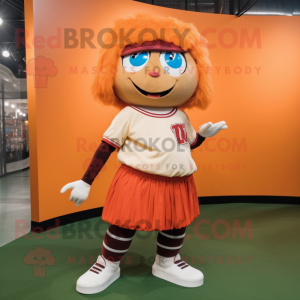 Rust Baseball Ball mascotte...