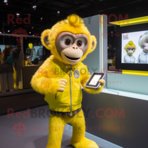 Lemon Yellow Monkey maskot...
