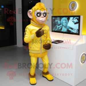 Lemon Yellow Monkey maskot...