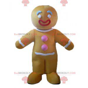 Mascot Ti famous gingerbread cookie in Shrek - Redbrokoly.com