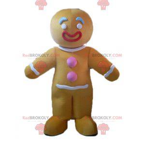 Mascot Ti famous gingerbread cookie in Shrek - Redbrokoly.com