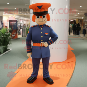 Orangefarbener Navy-Soldat...