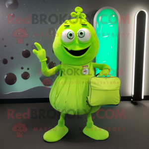 Wisiorek w kolorze limonki...