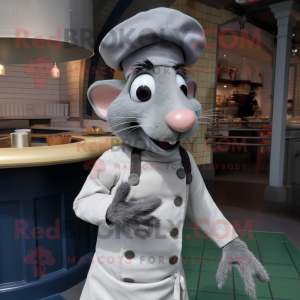 Silver Ratatouille maskot...