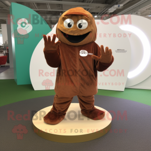 Brun förlovningsring maskot...