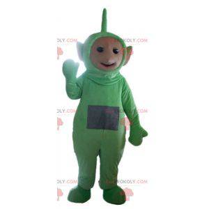 Dipsy mascota los famosos Teletubbies verdes de dibujos