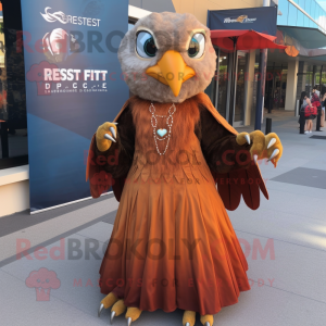 Rust Haasts Eagle maskot...