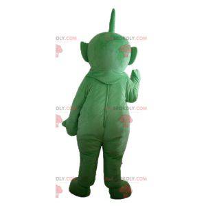 Mascotte de Dipsy le célèbre Télétubbies vert de dessin animé -