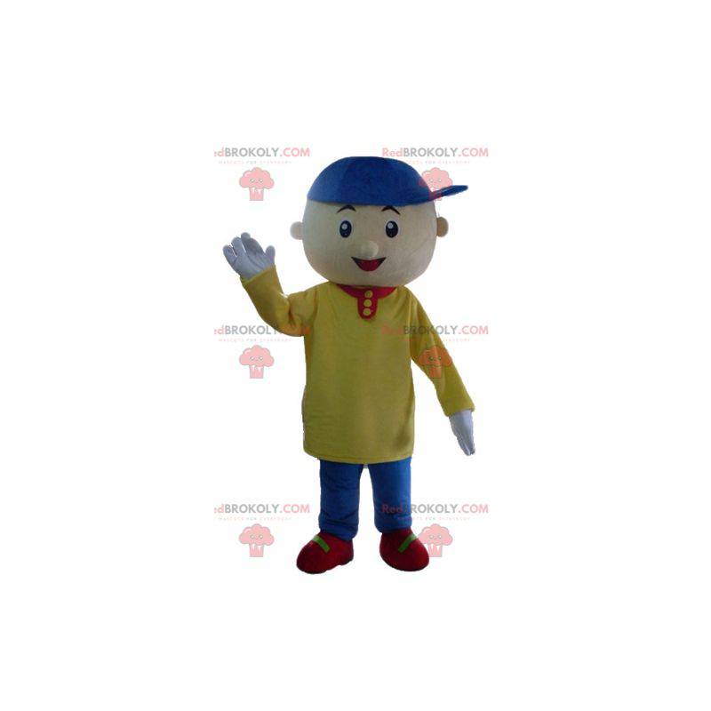 Malý chlapec maskot s barevným oblečením - Redbrokoly.com Malý chlapec maskot s barevným oblečením - Redbrokoly.com