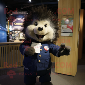 Navy Porcupine mascotte...